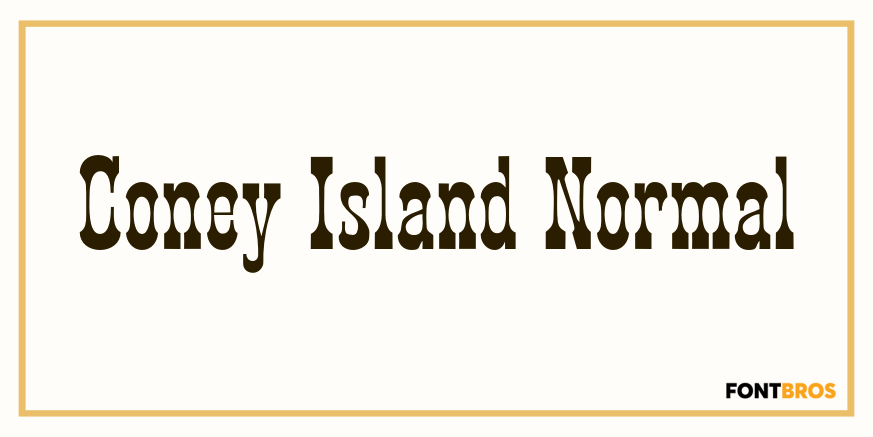 Coney Island Normal Poster