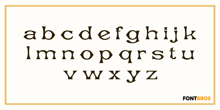 Concave Extended Font Poster #3