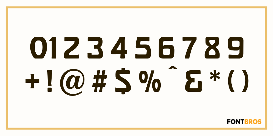 Cognac Font Poster #4