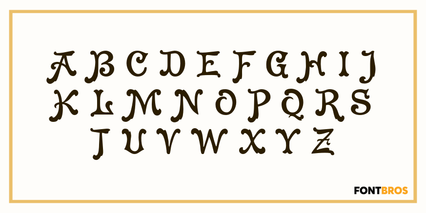 Cleopatra Font Poster #2
