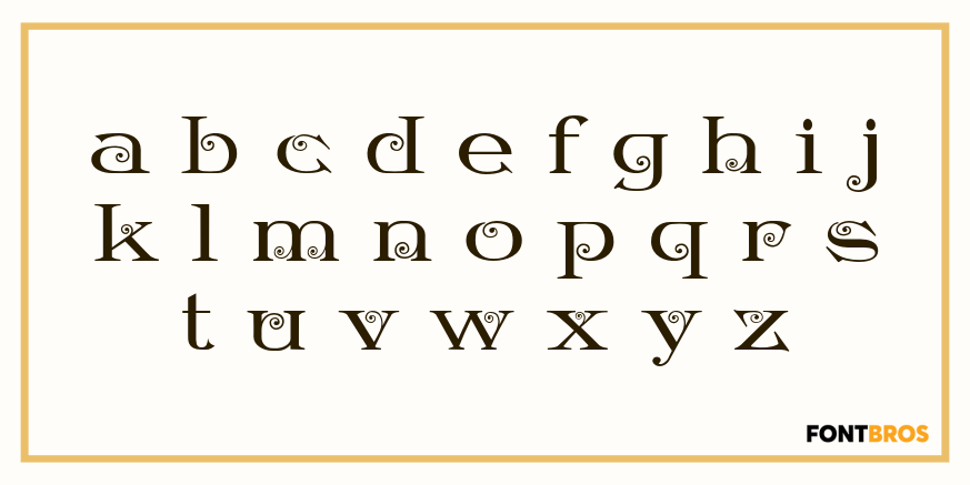 Circlet Font Poster #3