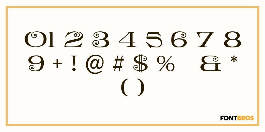 Circlet Font Poster #4