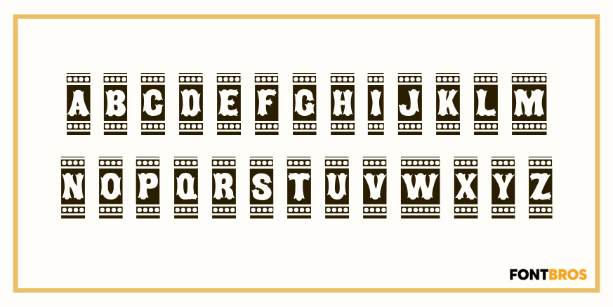 Cigar Label Font Poster #3