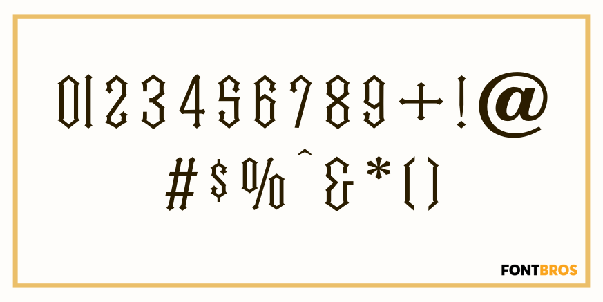 Cathedral Font Poster #4