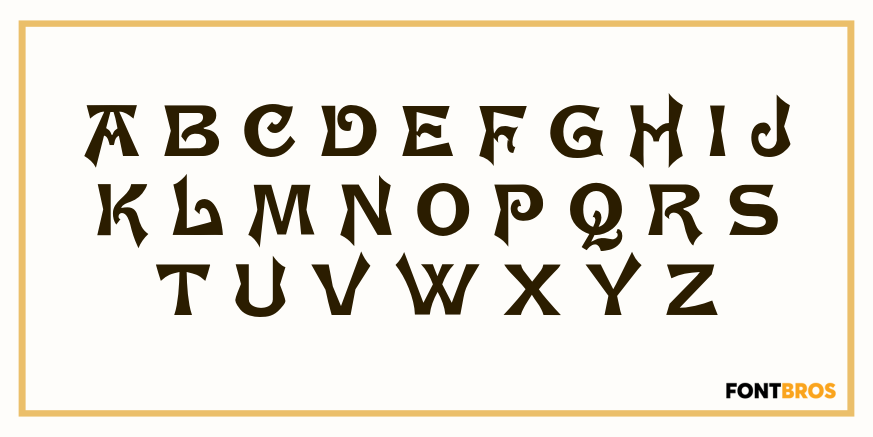 Brussels Font Poster #2