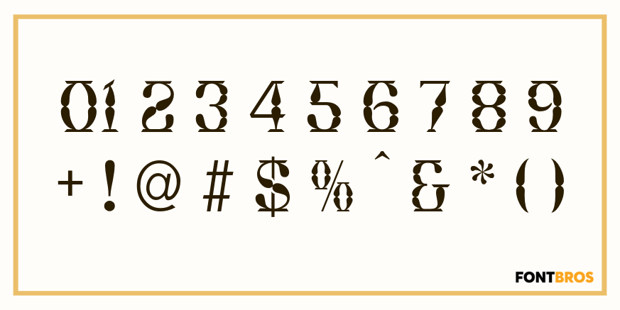 Bordeaux Font Poster #4