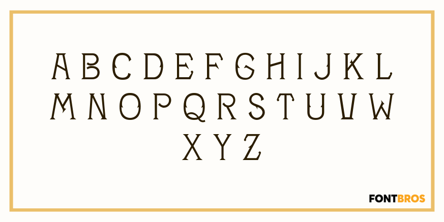 Blue Point Font Poster #2