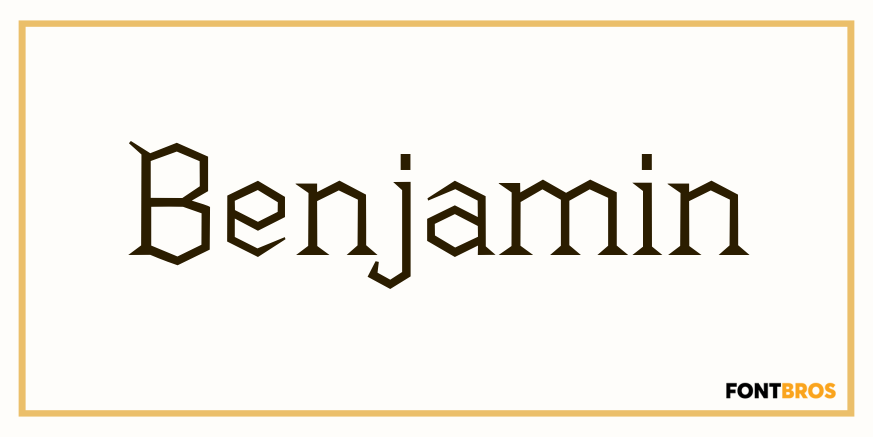 Benjamin Font Poster