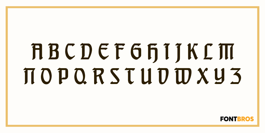 Behrens Schrift Font Poster #2