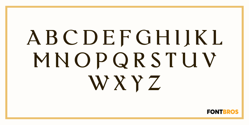 Behrens Antiqua Font Poster #2
