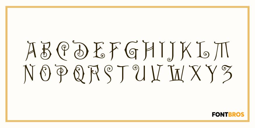 Banquet Font Poster #2