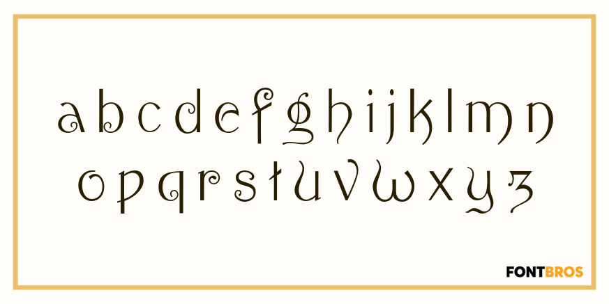 Banquet Font Poster #3