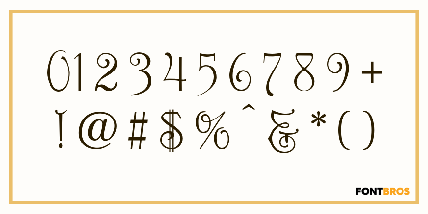 Banquet Font Poster #4