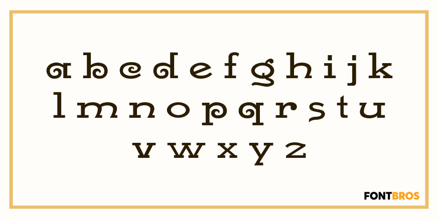 Bandstand Font Poster #3