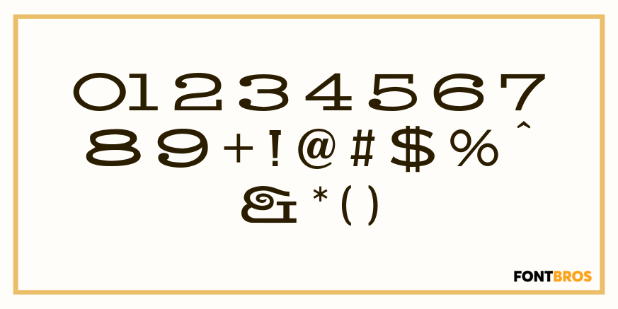 Bandstand Font Poster #4