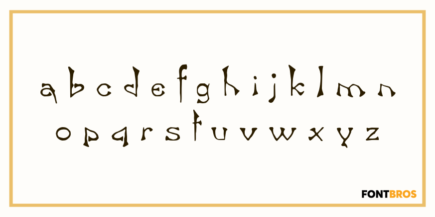 Bamboo Font Poster #3