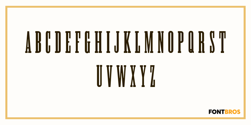 Bamberg Font Poster #2