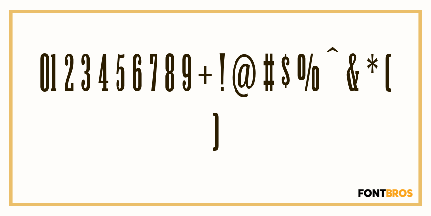 Bamberg Font Poster #4