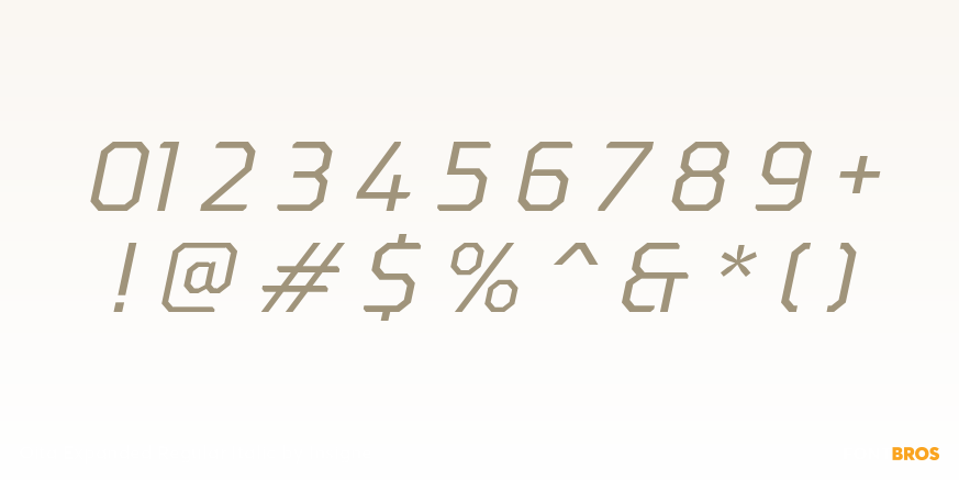 Oita Expanded Regular Italic Font Poster #4