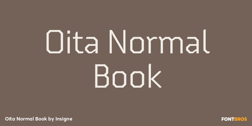Oita Normal Book Font Poster #1