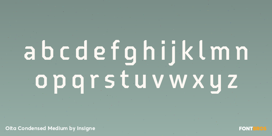 Oita Condensed Medium Font Poster #3