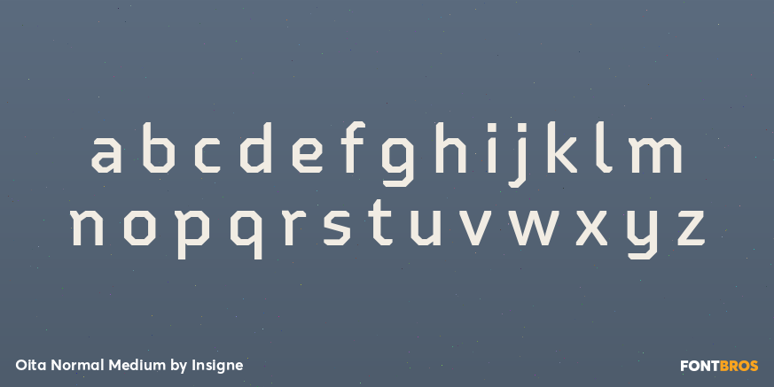 Oita Normal Medium Font Poster #3