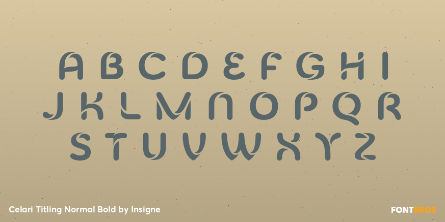 Celari Titling Normal Bold Font Poster #1