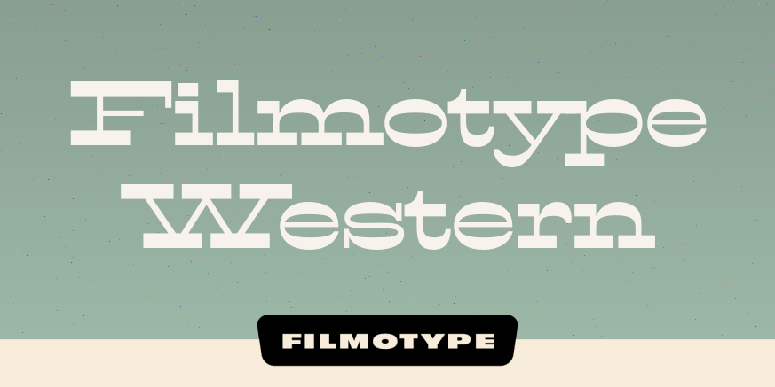 Filmotype Western Poster