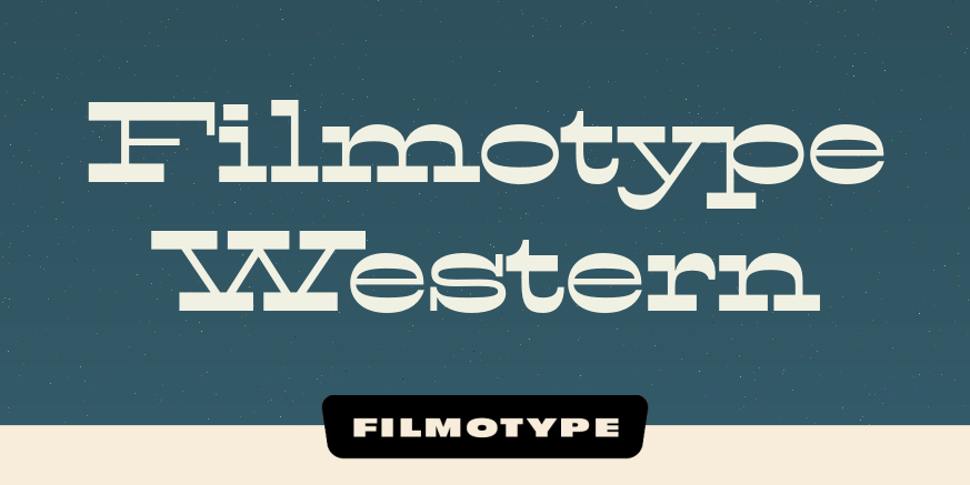 Filmotype Western Poster
