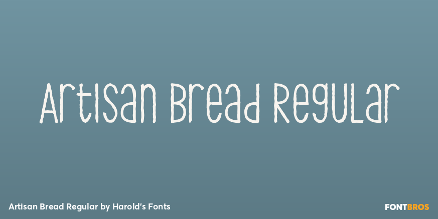 Artisan Bread Regular Font Poster #1