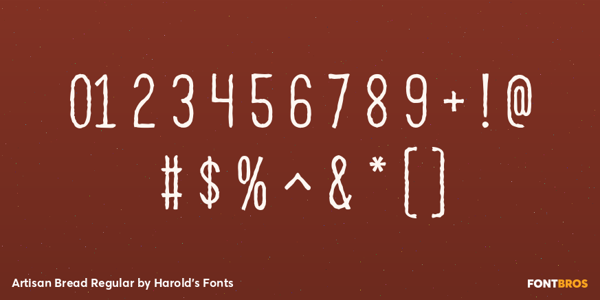 Artisan Bread Regular Font Poster #4