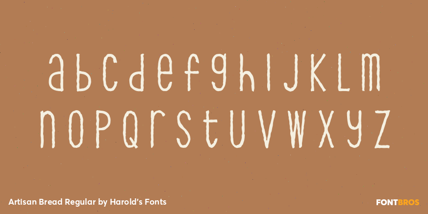 Artisan Bread Regular Font Poster #3