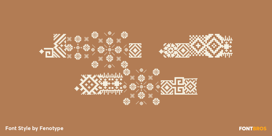 Powder Script Patterns Poster