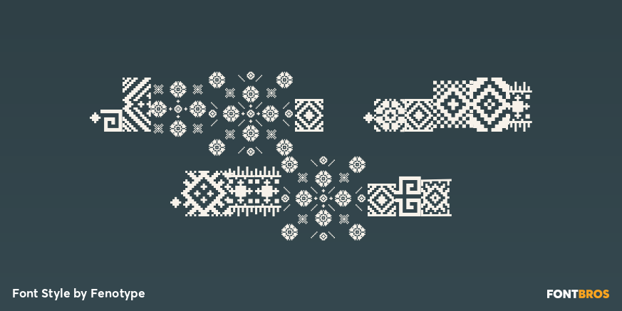 Powder Script Patterns Poster