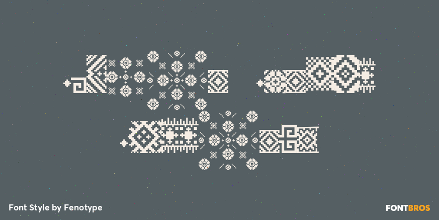 Powder Script Patterns Poster