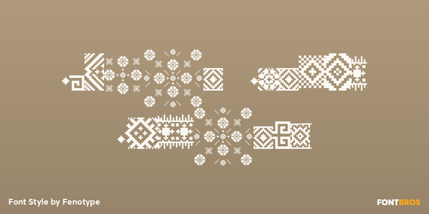 Powder Script Patterns Poster