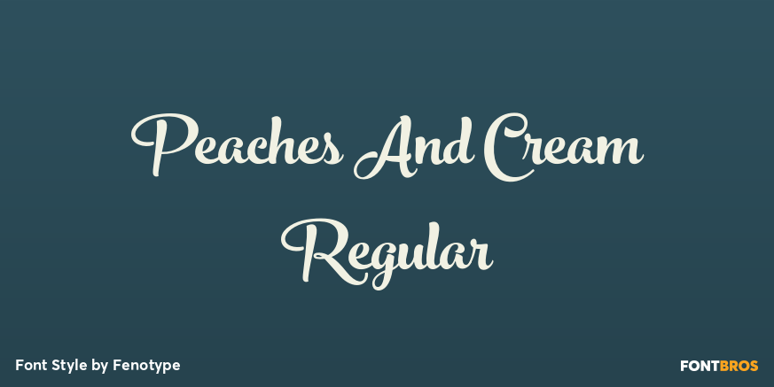 Peaches And Cream Regular Poster