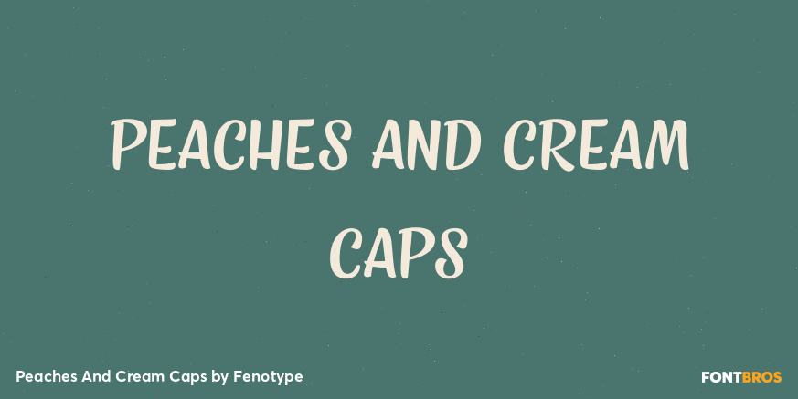 Peaches And Cream Caps Poster