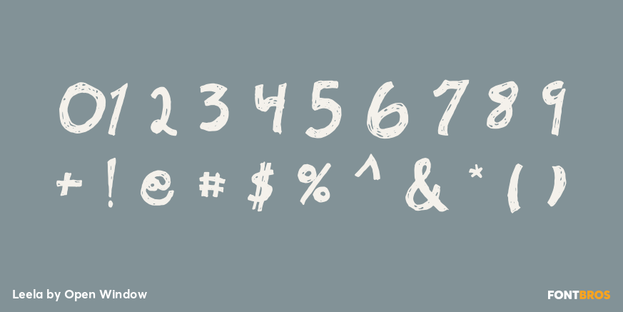 Leela Font Poster #4