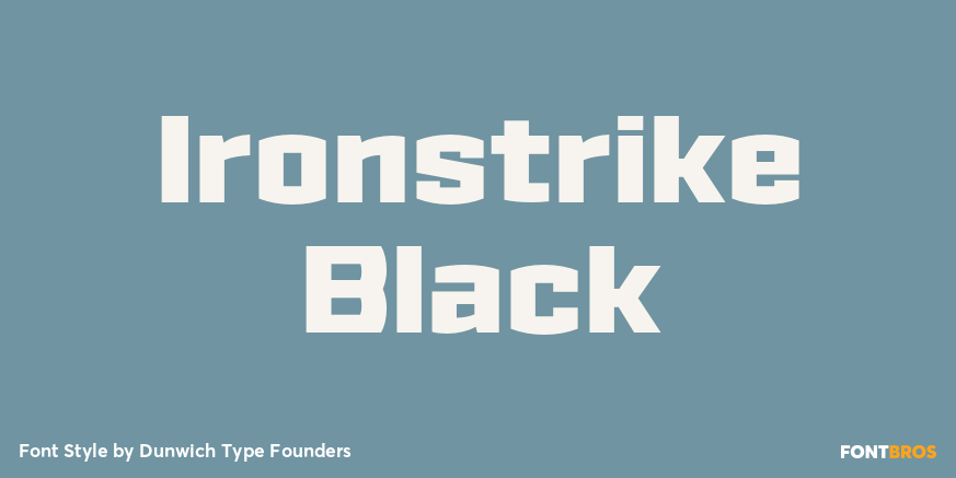 Ironstrike Black Poster