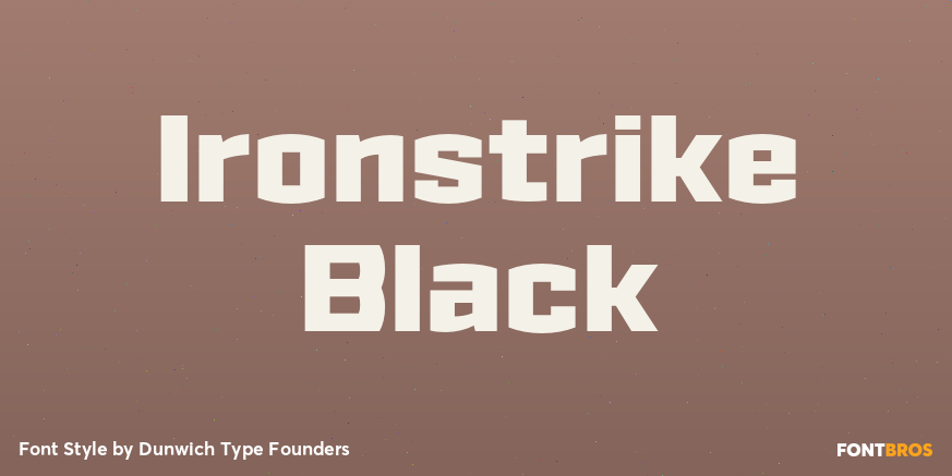 Ironstrike Black Poster