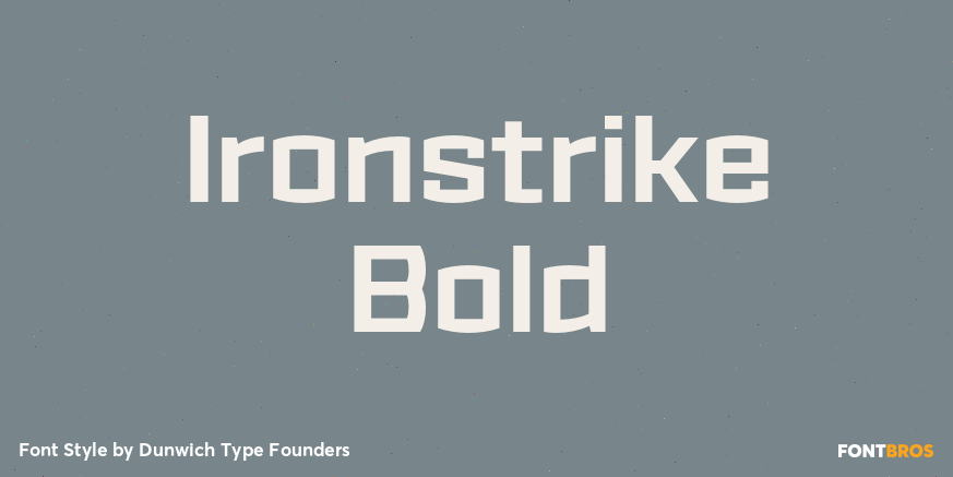 Ironstrike Bold Poster