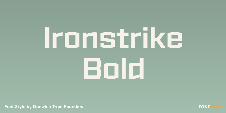 Ironstrike Bold Poster