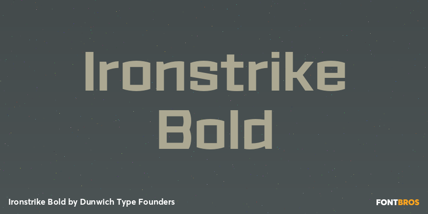 Ironstrike Bold Poster