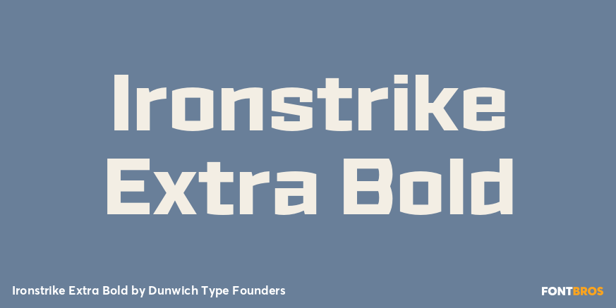 Ironstrike Extra Bold Poster