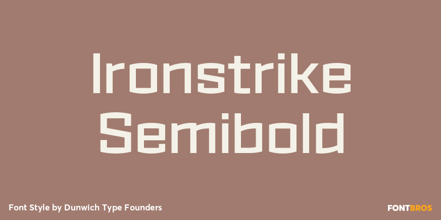 Ironstrike Semibold Poster
