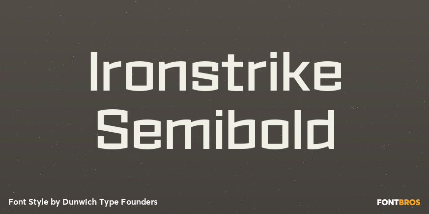 Ironstrike Semibold Poster