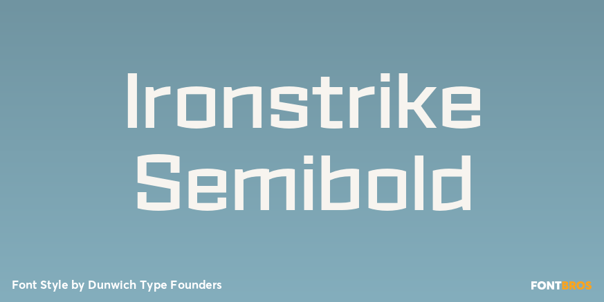 Ironstrike Semibold Poster