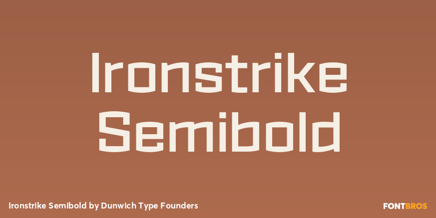 Ironstrike Semibold Poster