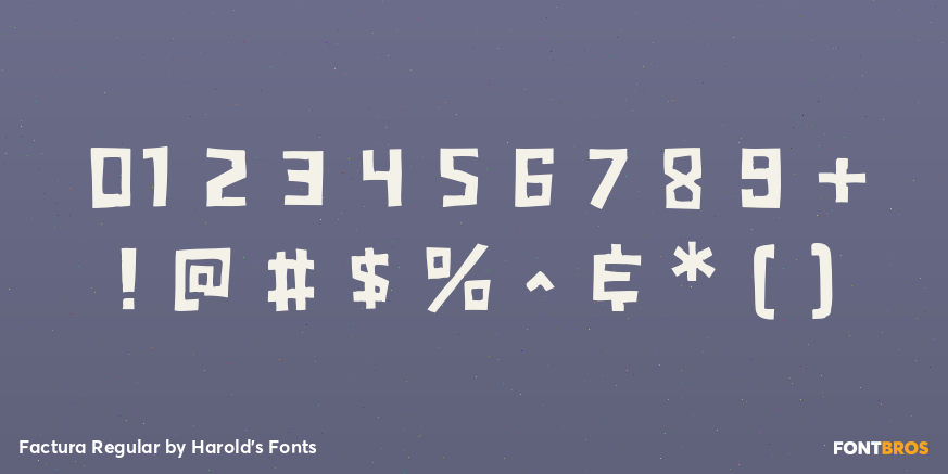 Factura Regular Font Poster #4